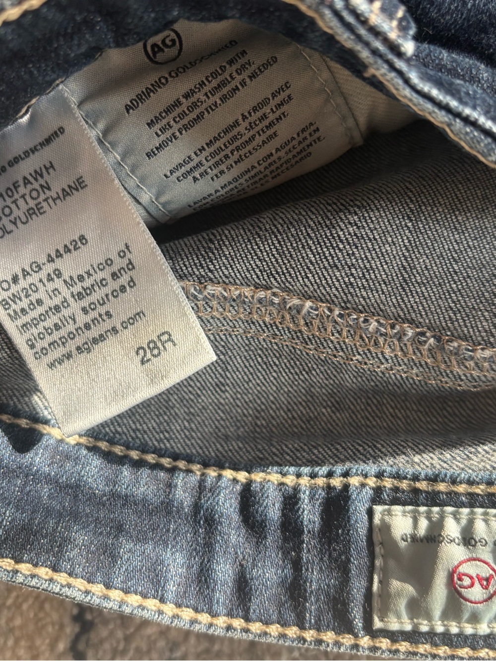 Ag Adriano Goldschmied Women's Dark Indigo Skinny Jeans - Picture 3 of 3
